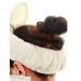 Sweet Twist Plush Bunny Rabbit Ear Headband - Stretchable Makeup Headband (White) - Buy Online on GoSupps.com