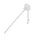 HangErFeng Silver Hairpin Hanfu Accessories Flower Butterfly Hairclip 604