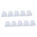ADOCARN 10pcs Nail Art Vacuum Cleaner Bag Nail Dust Collector Pouch Nail Collector Accessory Nail Tools Nail Accessories Nail Vacuum Cleaner Pouch Non-Woven Fabric White Manicure Container