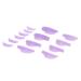 7 Pairs Different Size Reusable Lash Pads for Beauty Salons () Purple