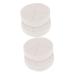 4 Sets Triangular Sponge Puff Wedge Makeup Sponge Loose Touch Makeup Portable Blender Makeup Puffs for Powder Emulsion Girls Face Dry Touch White