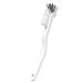 Kitchen Cleaning Scrub Brush Deep Stove Brass Wire Brushes Scraper Scrubber Brush For Range Hood Grease Grime Cleaner Brush For Pot Pan Household Cleaning Tools Little Pro (White One Size) White One Size