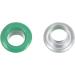 HARFINGTON 100set Grommets Kit Metal Eyelets 4.5mm 3/16" Hole Tiny Grommet for Shoes Clothes Belt Bag DIY Project  Green 4.5mm Green - Buy Online on GoSupps.com