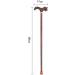 Wooden Walking Sticks Mahogany Faucet Solid Wood Old Man Slip Wooden Cane Elderly Cane Wooden Walking Stick Walker Chicken Wing Wood Elderly Gift Walking Stick 88cm/92cm*17cm Mobility Aid fo - Buy Online on GoSupps.com