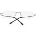Super Light Titanium Rimless Reading Glasses +3.0 for Men & Women - Stylish Black & Silver Options - International Shipping Available - Buy Online on GoSupps.com