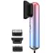 NGP 3 in 1 Extravagant Multifunctional Electric Hair Styler Brush Blow Dryer 1200W Hot Air Brush Leafless Curly Straight Hair Dryer - Purple