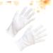 GLEAVI Hair Dye Gloves 24 Pairs Dry Hands Gloves Hand Moisturizer Gloves Dustproof Gloves Warm Gloves Cosmetic Moisturizing Gloves Work Jersey White Labor Protection Cotton - Buy Online on GoSupps.com