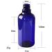 2 Pieces 250ml 9oz Refillable Empty Plastic Spray Perfume Bottle Jars Containers with Cap Makeup Cosmetic Atomizer Bottle Leak Proof Portable Travel Accessories (Green) - Buy Online on GoSupps.com