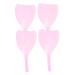 4 Pi ces Visage Transparent pour Coloration Cheveux Accessoire Coiffure Salon Barbershop R sistant Humidit Pratique pour Usage Quotidien Couleur Al atoire