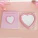 Utavu Heart Shaped Mirror - Pink Aesthetic Makeup Mirror for Bedroom & Vanity | Cute Heart Desk Mirror & Wall Decor for Valentine's Day and Kawaii Room | Best Room Accessories - Buy Online on GoSupps.com