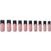 Ruarby 360x False Nails Full Cover Stick on Nails French Black Tip Press On Nails Artificial Nails Long False Nails for Women - Buy Online on GoSupps.com