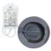 Sitz Baths with Bag and Tubing  For Perineal Postpartum, Hemorrhoidal and Episiotomy Soaking Therapy - Wide seat fits over standard toilets 1