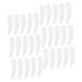 100pcs Spoon Cream Spoon Tool Face Care Products Mini Spoon Face Spatula Makeup Spatula Eye Cream Spoon Face Cream Spoon Applicator for Eye Cream Scraper 5.50X1.50X0.10CM White