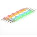 Hrhyme 5Pcs 2 Way Dotting Pen Tool Nail Art Tip Dot Paint Manicure Kit - Multicolor - Buy Online on GoSupps.com
