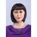 Tonhan Wig short straight D-2 hairpiece dark brown