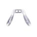 Perffitt rubber silicone anti -slip clip on connected saddle bridge nose pads for glasses sunglasses frame glasses HNP529 (clear - 1 pair) transparent - 1 pair