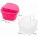 Juliyeh 1 Pcs Denture Case Orthodontic Dental Retainer Box False Teeth Storage Container Denture Cleaning Box with Filter Portable and Easy to Travel (Pink) Black - Buy Online on GoSupps.com