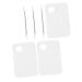 3 ensembles Palette de Maquillage Transparente Acrylique Plateaux de M lange pour Manucure et Nail Art Outil Facile Nettoyer pour Couleurs Personnalis es