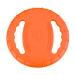 GERUI Dog Frisbee Interactive Toy for Large and Medium Dogs Outdoor Frisbee Bite-Resistant Pet Toy (Orange)