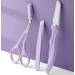 JOPOYOCO Eyebrow Trimmer Scissors with Comb Stainless Steel Eyebrow Razor Eyelash Hair Scissors Beginner Eyebrow Trimmer Set Make Up Tool - Buy Online on GoSupps.com
