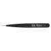 Nipple Solingen 729 Tweezers - Narrow Fine Tip Rustproof Stainless Steel 9.5 cm for Precise Eyebrow & Hair Removal - Black Pinchette Spitz - Buy Online on GoSupps.com