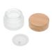 Angoily Pen Wash Cup Nail Remover Bottle Small Glass Cup for Manicure Dappen Dish Bowl Nail Salon Supply Crystal Nail Art Dappen Bowl Polish Remover Bowl Japanese-style Wood Tool