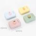 Buy MthH Cute Small Portable Contact Lens Housing & Tweezers - Yellow Silicone Clip for Easy Lens Care - Buy Online on GoSupps.com