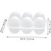 Zerodeko 2pcs Egg Storage Box Plastic Trays Eggs Fridge Egg Holder Egg Holder Dispenser Flat Shoes Organizer - Buy Online on GoSupps.com