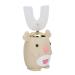 Electric children's toothbrush U-shaped silicone toothbrush Intelligent rechargeable automatic Sonic toothbrush cartoon design IPX7 waterproof (6-14 Years Old-Beige) 6-14 Years Old Beige