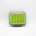 Small Green Silicone Fly Box for Fly Fishing with Ice Jig Slots - Compact Fishing Tackle Organizer - Buy Online on GoSupps.com
