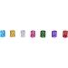 Hair braid tube dreadlocks beads aluminium cuffs mixed multi colours hair tube decoration filigree tube decoration filigree (red purple green blue gold silver rose red) (rose red) - Buy Online on GoSupps.com
