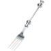 Funny Cake Bread Forks Bead Stringing Round Spoon Stainless Steel Dessert Forks Multi-Functional Kitchen Tool Fruit Fork Bead Stringing Fork - Buy Online on GoSupps.com