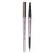1PC Ultra-fine Waterproof Eyebrow Pen Auto Micro Brow Pencil Double Retractable Brow Pen Eyebrow Definer Pencil Natural Eyes Makeup Applicator Double eyebrow pencil