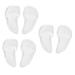 NOLITOY 3pcs Pair Silicone Pad for Flat Foot Flat Foot Pad Silicone Gel Foot Care Insole Arch Support Insoles Metatarsal Arch Pads Shoe Inserts Heel Pads White Man Arch of Foot