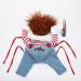 Chucky Dog Costume with Wig & Knife - Funny Halloween Cosplay for Dogs (Large) - Buy Online on GoSupps.com