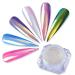 Nail mirror powder mirror powder set shimmer nail powder chrome pigment nail glitter chameleon powder nail art manicure kit (1 one size) one size 1
