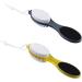Dajidafu PP PS Foot File Replacement Solid Color Hanging Pedicure Exfoliating Dead Skin Remover Bath Brush with Lanyard Yellow - Buy Online on GoSupps.com