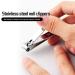 Fashion Stainless Steel Nail Clipper Cutter Trimmer Manicure Nail Art Toe Nail Clipper Manicure Beauty Tool Silver -Silver - Buy Online on GoSupps.com