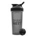 Shakenext |Proteinshaker bottle 700ml with mixing ball plastic for fitness protein & protein shakes - leak -proof lid with loop dishwasher -safe fits in cup holder (black) normal |Black