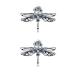 Dragonfly Temporary Tattoo Sticker Set of 12 - Watercolor Waterproof Body Art for Women, Girls, Kids - Party Favor - 10.5X6cm (SF160) - Buy Online on GoSupps.com