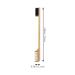 Shop Bamboo Wooden Eyebrow Brush & Eyelash Comb - Eco-Friendly Makeup Tools for Perfect Brows & Lashes - Buy Online on GoSupps.com