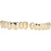 Shiny Syrisora False Teeth - Hip-Hop Accessories for Halloween & Parties | Real Gold Gloss Finish - Buy Online on GoSupps.com