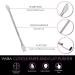 VAGA Set of 4 Professional Stainless Steel Manicure Cuticle Tools - Double Ended Pushers, Trimmers, Cutters, Scrapers - Nail Care Accessories - Buy Online on GoSupps.com