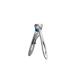 UNbit Nail Cutter Stainless Steel Nail Cutter Trimmer Clippers Multi-Function Big Mouth Anti-Splash Single Large Manicure Pedicure Care Scissors (Color : Bianco)