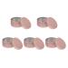 Fomiyes ornament candles decorate 5pcs aluminum tin jar screw lid round container matte cream box lipstick holder for cosmetic lip balm cream () 50ml candles decorate make -up tank
