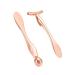 2 Pieces Eye Cream Applicator Facial Roller Massage Tool Eye Massage Stick for Women for Facial Massage Eliminate Eye Fatigue (Rose Gold) Gift for Women Clear