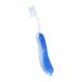 Manual travel toothbrush folding toothbrush for outdoor area |Hand toothbrush for on the go - portable toothbrush with integrated lid to clean the teeth for camping vacation