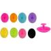 RETYLY 2Pcs Silicone Beauty Wash Pad Scrub Cleaning Pad Wash Facial Exfoliating Brush Cleanser - Buy Online on GoSupps.com