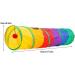 Cat Tunnel Folding Rainbow Puzzle Toy 2 Holes Cat Tunnel Interactive Pet Products - Buy Online on GoSupps.com