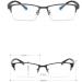 TECH-LINE-DIRECT FASHION ACCESSORIES Blue Light Blocking Glasses Eyeglasses Rectangle Frame UK Men/Women Gunmetal Frame + Clear Lens - Buy Online on GoSupps.com